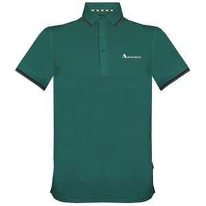 Aquascutum Unisex Adult Logo Polo Shirt / Green